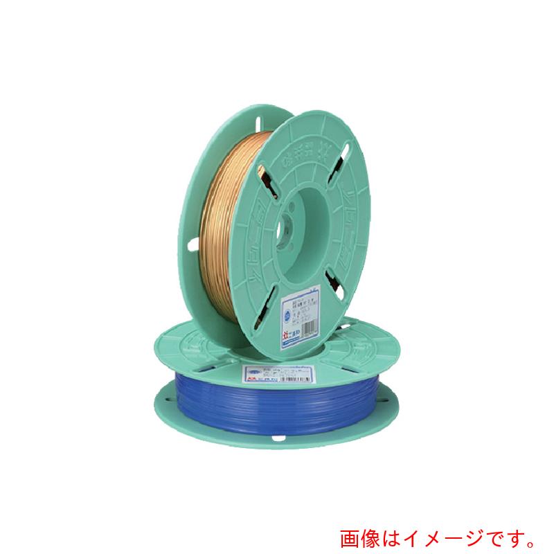 【別途貨物輸送あり】共和 ビニタイ ＰＥＴ木管巻（平行） 橙 ４粍×７５０Ｍ 【10個】 【品番：QK-750T5】