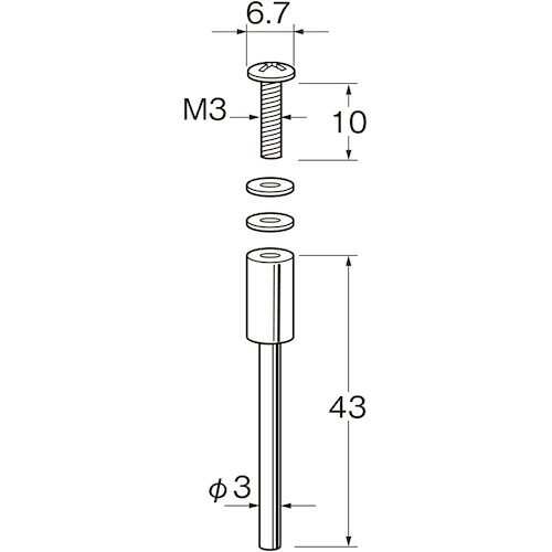 日本精密機械類生み出すこと リューター マンドレール 【品番：M1601】
