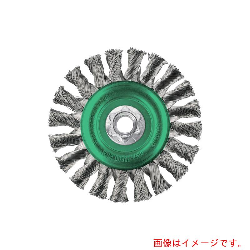 【メール便対応】LESSMANN　ホイールブラシ　Φ１００　ステンレス線　０．５　【品番：471814】
