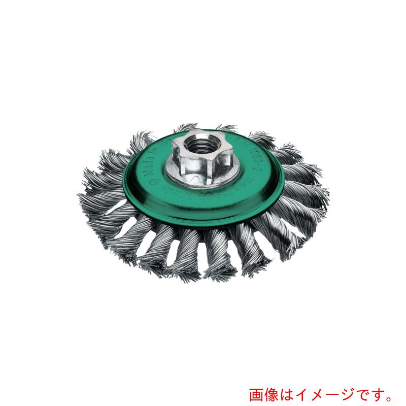 LESSMANN　ノットベベルブラシ　Φ１１５　ステンレス線　０．５　【品番：472854】