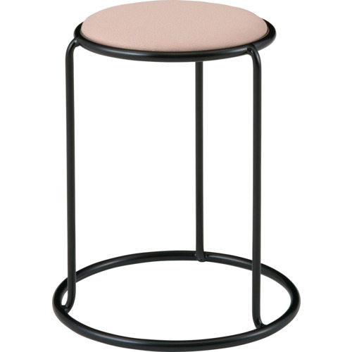 【別途送料あり】ライオン事務器（LION）　ＬＥＯ　リングスツール　ベージュ　ＬＥ－３９Ｒ－ＢＥ　８７５９７　【品番：LE-39R-BE(87597)】
