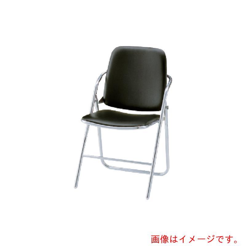 ライオン事務器（LION） オリタタミ椅子 ＃１０２Ｐ ブラック 【品番：NO.102P-BK(50883)】