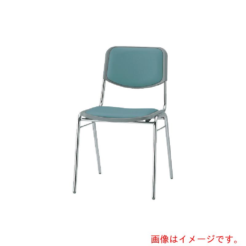 百獣の王事務器（LION） スタッキングチェアー ＃１０５２Ｓ ライトグリーン 【品番：NO.1052S-LGR(69879)】