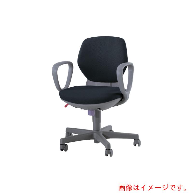 ライオン事務器（LION）　チェアー　＃２１１１Ｆ　ブラック　【品番：NO.2111F-BK(68697)】