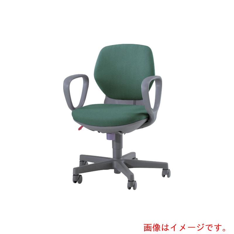 ライオン事務器(LION) アエバチェアー #2111F グリーン 【品番:NO.2111F-G(68640)】|住設プロ 店