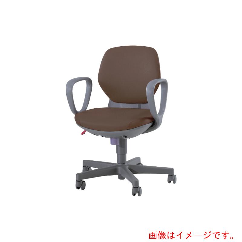 ライオン事務器（LION）　チェアー　＃２１１１Ｓ　ダークブラウン　【品番：NO.2111S-DBR(68477)】