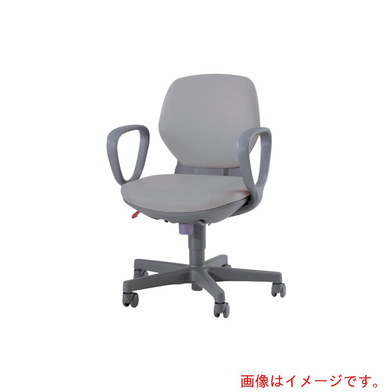 ライオン事務器（LION）　アエバチェアー　＃２１１１Ｓ　グレー　【品番：NO.2111S-H(68667)】