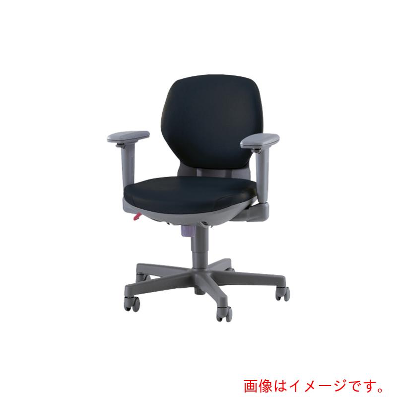 百獣の王事務器（LION） アエバチェアー ＃２１１２Ｓ 黒いこと 【品番：NO.2112S-BK(68675)】