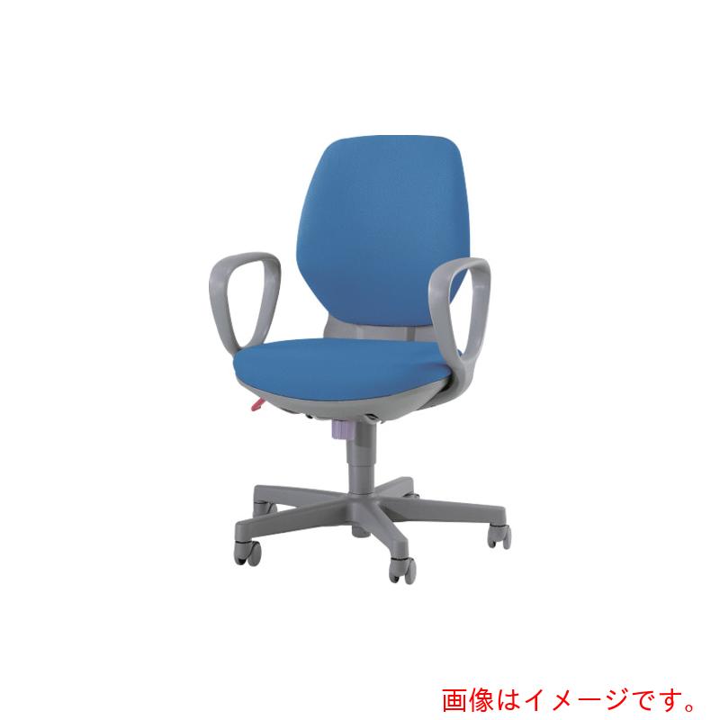 百獣の王事務器（LION） アエバチェアー ＃２１２１Ｆ 青み 【品番：NO.2121F-B(68651)】