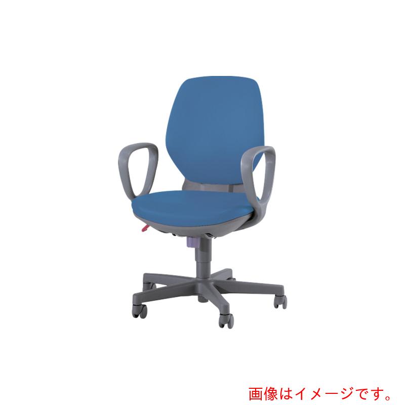 百獣の王事務器（LION） アエバチェアー ＃２１２１Ｓ 青み 【品番：NO.2121S-B(68681)】