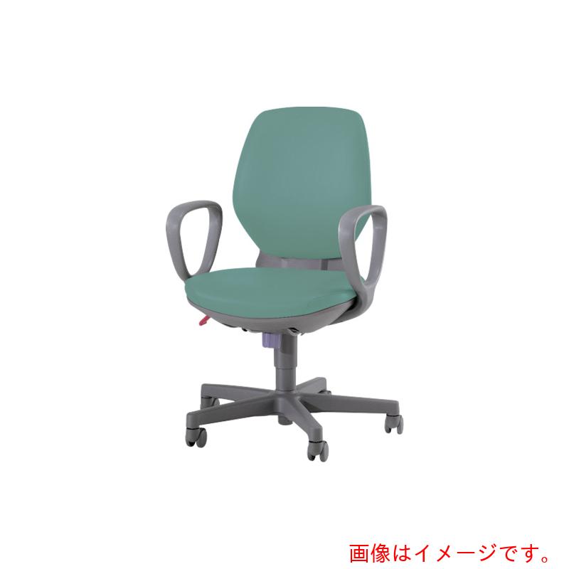 百獣の王事務器（LION） アエバチェアー ＃２１２１Ｓ ライトグリーン 【品番：NO.2121S-LGR(68684)】