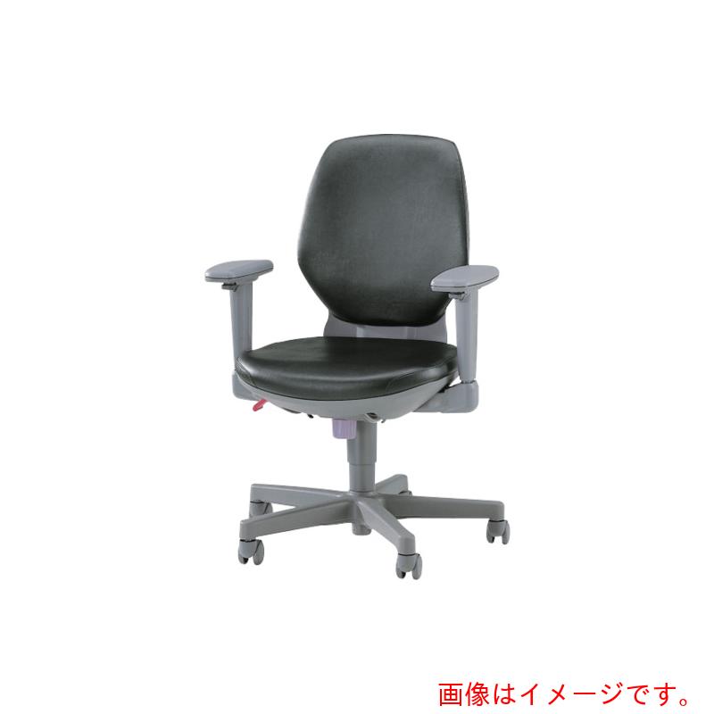 百獣の王事務器（LION） アエバチェアー ＃２１２２Ｓ 黒いこと 【品番：NO.2122S-BK(68690)】