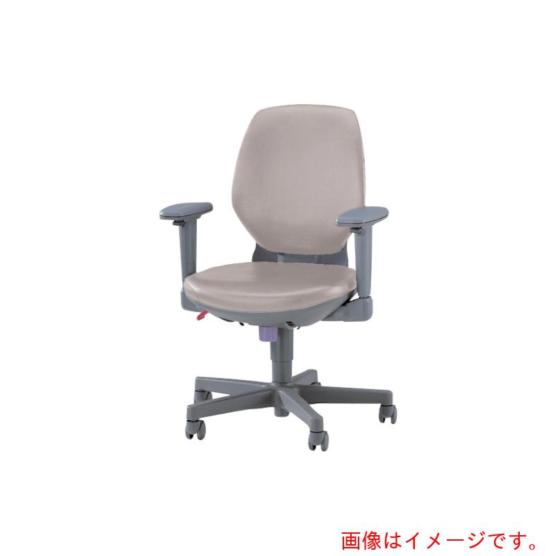 ライオン事務器（LION）　アエバチェアー　＃２１２２Ｓ　グレー　【品番：NO.2122S-H(68687)】