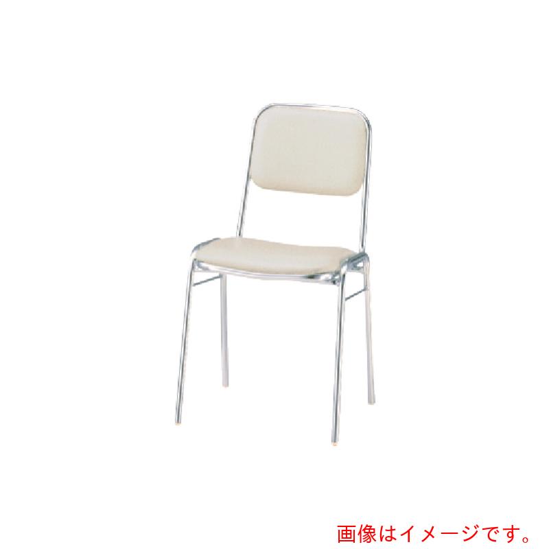 百獣の王事務器（LION） スタッキングチェアー ＃３２ 象牙色－ 【品番：NO.32-IV(50233)】