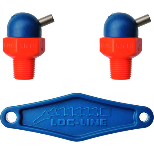Lockwood Products ＬＯＣ－ＬＩＮＥ １／８”ＣＴ，ＨＰＴノズルΦ２．２ｍｍ×６．４ｍｍねじ付×２ケ 【品番：NL72015】