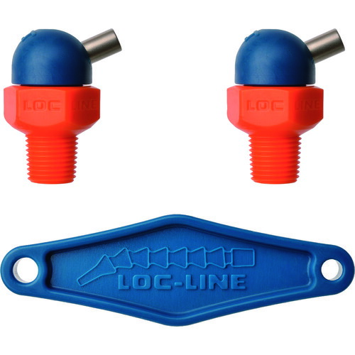 Lockwood Products ＬＯＣ－ＬＩＮＥ １／８”ＣＴ，ＨＰＴノズルΦ４．１ｍｍ×６．４ｍｍねじ付×２ケ 【品番：NL72023】