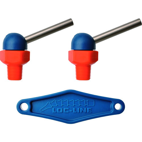 Lockwood Products　ＬＯＣ－ＬＩＮＥ　１／８”ＣＴ，ＨＰＴノズルΦ４．１ｍｍ×３１．８ｍｍねじ付×２ケ　【品番：NL72025】