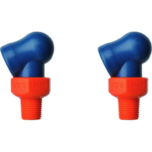 Lockwood Products ＬＯＣ－ＬＩＮＥ １／８”ＸＲ，ＨＰＴノズルΦ２．２ｍｍ×０ｍｍねじ付×２ケ 【品番：NL72044】