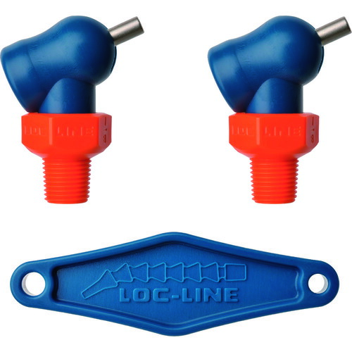 Lockwood Products　ＬＯＣ－ＬＩＮＥ　１／８”ＸＲ，ＨＰＴノズルΦ３．０ｍｍ×６．４ｍｍねじ付×２ケ　【品番：NL72049】