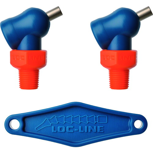 Lockwood Products　ＬＯＣ－ＬＩＮＥ　１／８”ＸＲ，ＨＰＴノズルΦ４．１ｍｍ×６．４ｍｍねじ付×２ケ　【品番：NL72053】