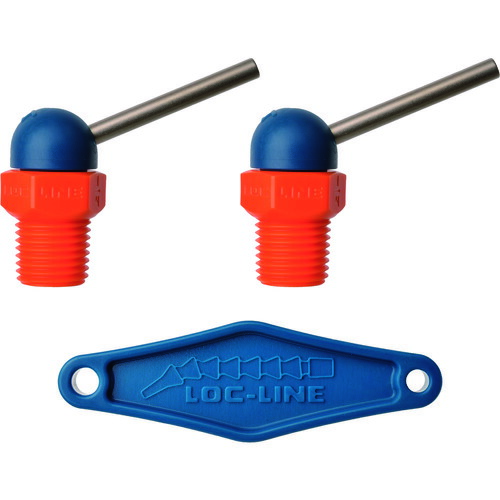 Lockwood Products　ＬＯＣ－ＬＩＮＥ　１／４”ＣＴ，ＨＰＴノズルΦ３．０ｍｍ×３１．８ｍｍねじ付×２ケ　【品番：NL72071】
