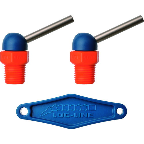 Lockwood Products　ＬＯＣ－ＬＩＮＥ　１／４”ＣＴ，ＨＰＴノズルΦ４．１ｍｍ×３１．８ｍｍねじ付×２ケ　【品番：NL72075】