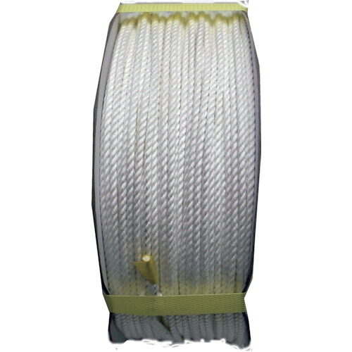 ★まつうら工業　クレモナＳロープ（３打ち）４ｍｍΦ×２００ｍ　ドラム巻　【品番：KMS-4X200-DR】