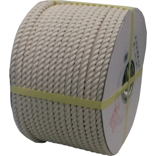 ★まつうら加工 綿縄索（３打ち）１２粍Φ×１００ｍ 膜鳴楽器巻 【品番：M-R-12X100-DR】