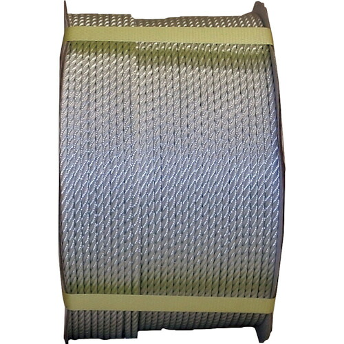 ★まつうら工業　ナイロンロープ（３打ち）５ｍｍΦ×２００ｍ　ドラム巻　【品番：NR-5X200-DR】