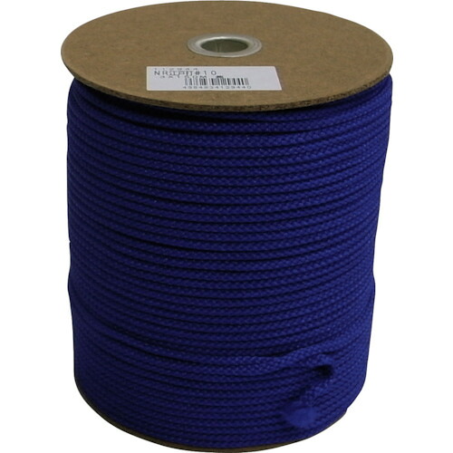 ★まつうら工業 ナイロン江戸打ちひも 約3mmΦ×150m 紫 ボビン巻 【品番:NRED3-VIO】