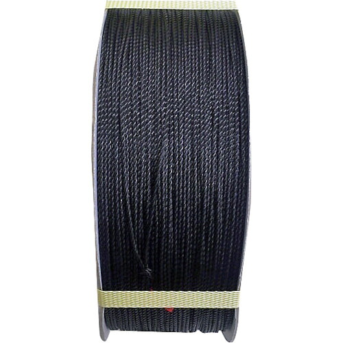 ★まつうら工業 ポリエチレンロープ(3打ち)2.5mmΦ×440m 黒 ドラム巻 【品番:PE-2.5X440BK-DR】|住設プロ 店