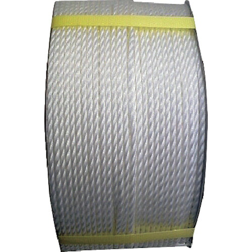 ★まつうら工業　ポリエチレンロープ（３打ち）５ｍｍΦ×２００ｍ　白　ドラム巻　【品番：PE-5X200WH-DR】