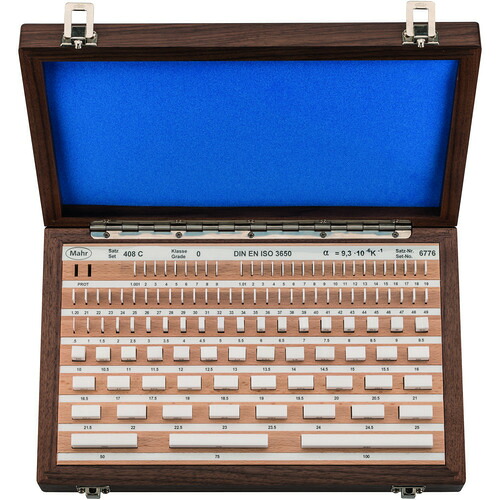 【別途送料あり】マール・ジャパン（Mahr）　４０８Ｃ／２　グレード２　セラミック製ゲージブロック　１１１個セット　【品番：408C/2 111PCS】