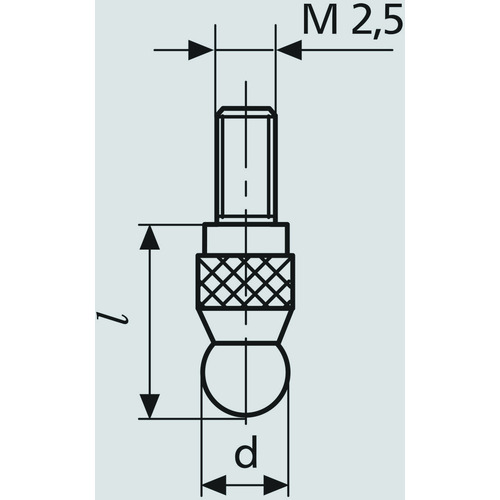 マール・ジャパン（Mahr）　９０６Ｈ　７ｍｍ　ボール測定子　超鋼　【品番：906H 7MM】