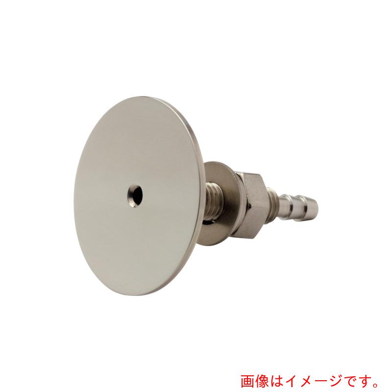 ★山本電機製造所 マノスター 飾りつけピトー管（飾りつけ静圧管） ＳＵＳ製 一皿面の完成：鏡面完成 当て嵌める壁厚さ１０～３０粍 【品番：PTC-VT6-30-SMF】