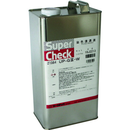 【別途送料あり】マークテック（MARKTEC） スーパーチェック 浸透液 ＵＰ－Ｇ３・Ｗ ４Ｌ 【品番：C002-0021084】
