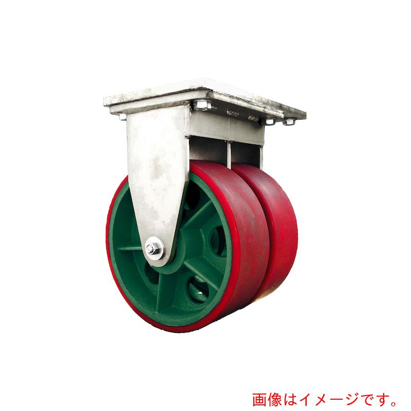 マーテック（MARTEC）　マリン用防水型キャスター　ダブルホイール　ウレタン車　固定　【品番：MWF250】