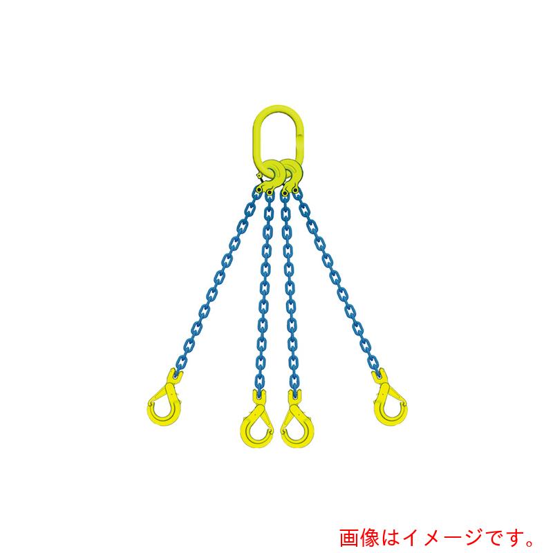 マーテック(MARTEC) 4本吊りチェンスリングセットTL4-GBK-10 L=1.5m 【品番:TL4-GBK-10】