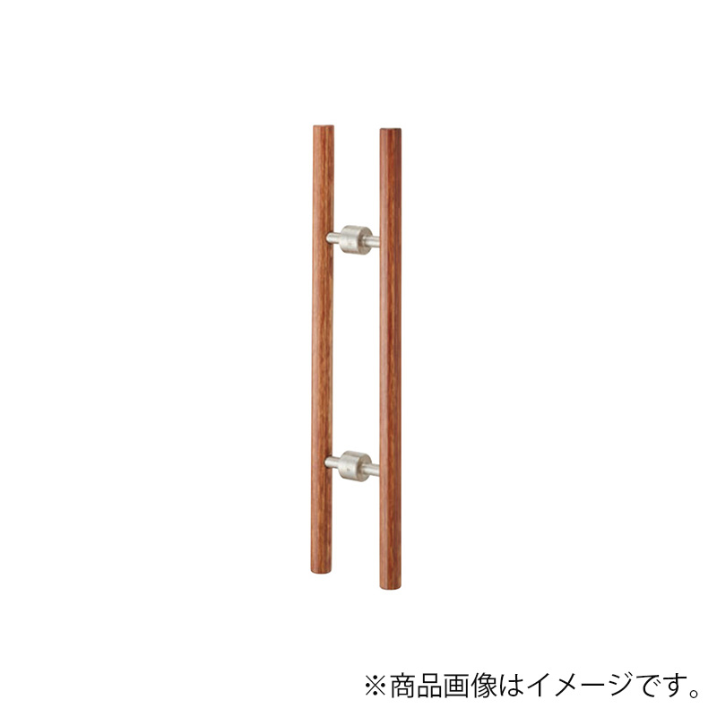 MARUKI　マイウッド丸棒ハンドル25φ（両面） 寸法500　【品番：W-2000】