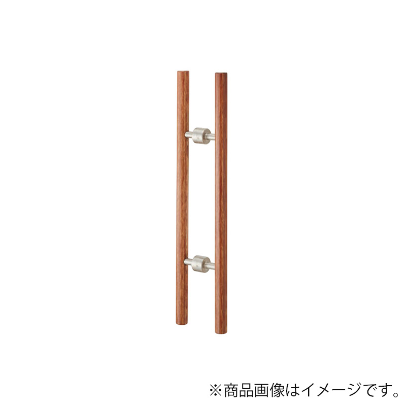 MARUKI　マイウッド丸棒ハンドル25φ（両面） 寸法400　【品番：W-2000】