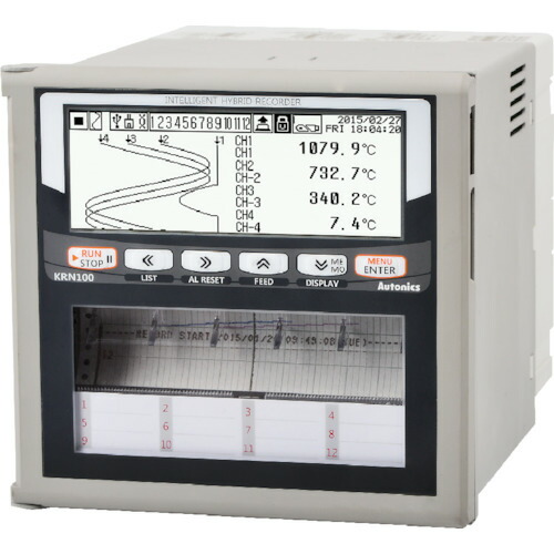 【別途送料あり】マルヤス電業　オートニクス　１００ｍｍハイブリッド記録計　【品番：KRN100-12002-00-0S】