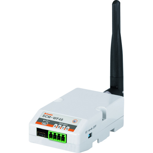 マルヤス電業 オートニクス Ｗｉ／Ｆｉ／ＲＳ４８５・ＵＳＢ無線電話メール交換変換器 【品番：SCM-WF48】