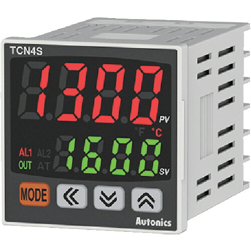 マルヤス電業　オートニクス　２段表示型温度調節器　【品番：TCN4S-22R】