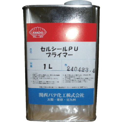 【別途送料あり】トーヨーマテラン（Matelan）　セルシールＰＵプライマー　１Ｌ　（関西パテ）　【4個】　【品番：NO154455】