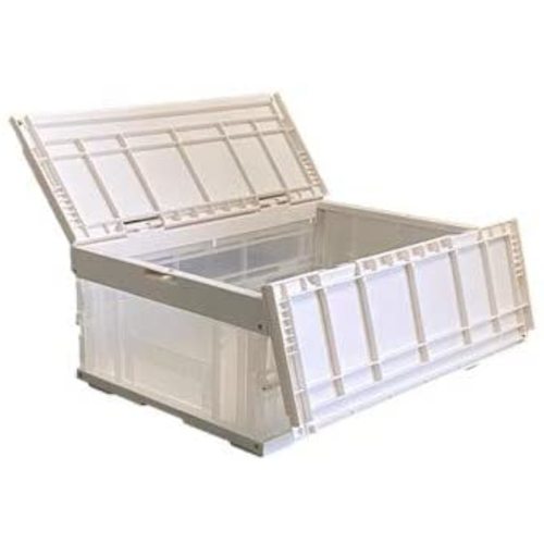 【別途貨物輸送あり】松本産業 オリコン フタ一体型 ３０Ｌ 白いこと／せつ然たる 【2個】 【品番：F30IVC】