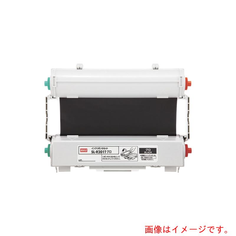 マックス MAX ビーポップ ＣＰＭ－２００用インクリボンテープ ＳＬ－Ｒ２０３Ｔアカ ５０ｍ巻 【品番：SL-R203T】