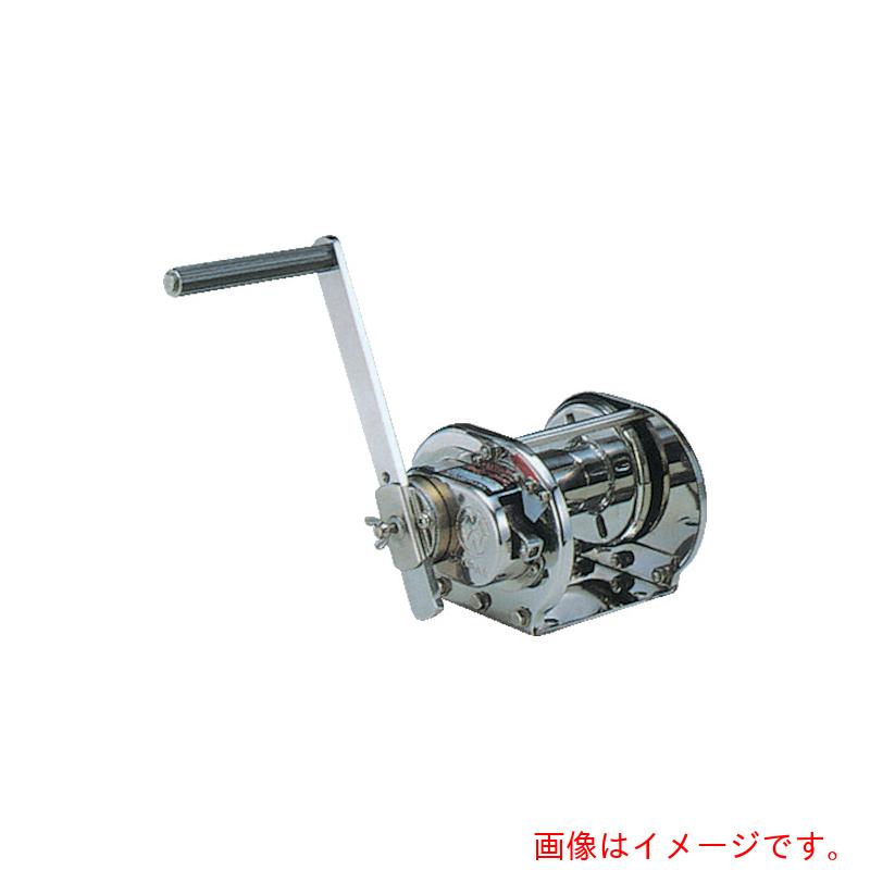 マックスプル工業（MAXPULL）　ステンレス手動ウインチ（電解研磨・ストッパー内蔵式）　【品番：ESB-10-SI】
