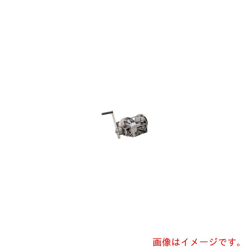マックスプル工業（MAXPULL）　ステンレスラチェット式手動ウインチ（バフ研磨・ストッパー内蔵式）　【品番：RSB-10-SI】