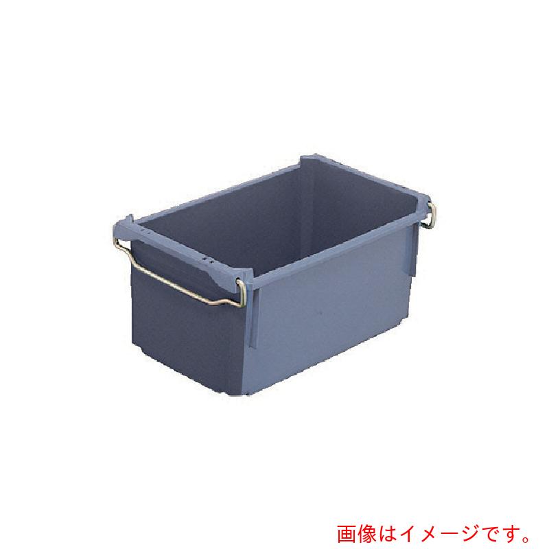 【別途送料あり】三菱ケミカルインフラテック　ヒシ　Ｋ型コンテナ（取手付）　グレー　【500個】　【品番：K-23】