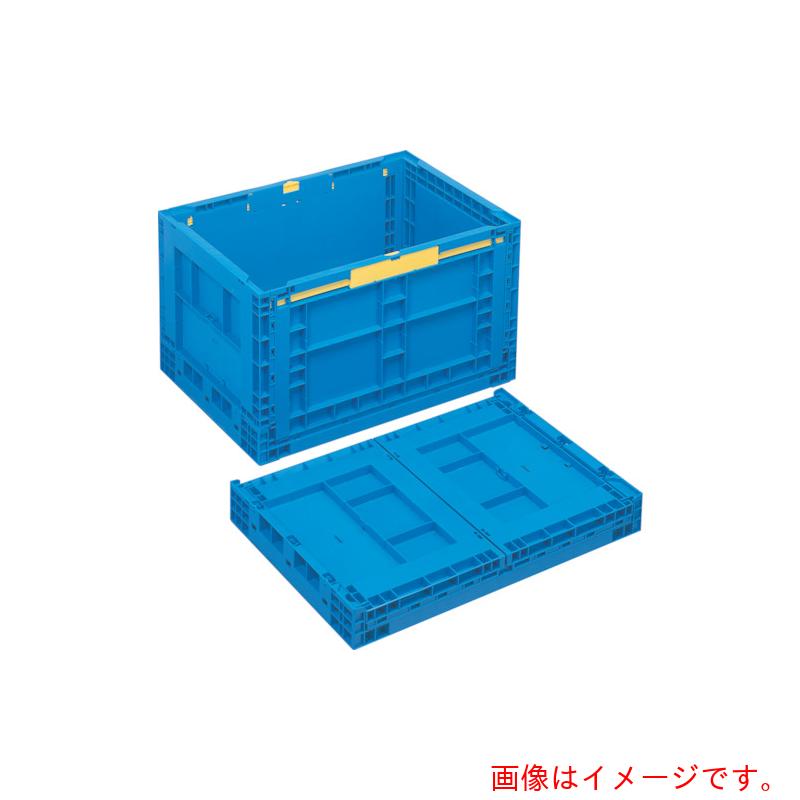 【別途送料あり】三菱ケミカルインフラテック ヒシ 折りたたみコンテナ 青 【500個】 【品番:NKD-4】|住設プロ 店